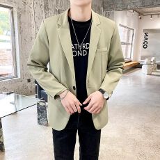 S-4XL多色可选-高端休闲西服男大码高级感商务通勤英伦风男士西装