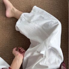 批发【钛金棉+立体腰头】【大码80-300斤】弯刀阔腿裤女秋季薄款<b class='q'>九分</b>