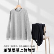 批发 舒特棉拼罗纹圆领卫衣330克