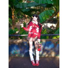 批发【绵羊绒】复古牛角扣毛衣开衫女秋冬新款韩版宽松百搭针织外套