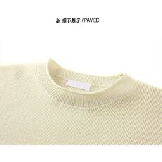 实拍！高级轻熟老钱风夏季针织衣衫凉感短袖M-3XL  P30