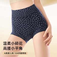 批发高腰纯棉女士内裤加长裆高弹全包臀平角<b class='q'>短裤</b>