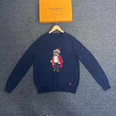 批发圣诞小熊刺绣小熊毛衣  小熊刺绣 重工毛衣  拉夫劳lun