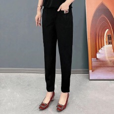 批发高腰萝卜裤显瘦时尚百搭<b class='q'>哈伦裤</b>女
