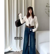 批发档口上新 2026年秋季女士高腰阔腿牛仔<b class='q'>裤</b>休闲显瘦<b class='q'>百搭</b>款