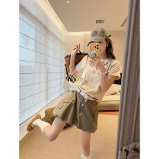 批发档口上新 2026年夏季新款女装美式复古短袖T恤<b class='q'>短裤</b><b class='q'>休闲</b>套装