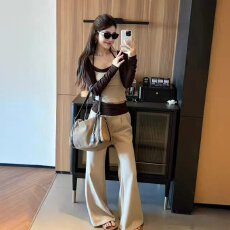 批发档口上新 2026年<b class='q'>夏</b>季新款女装针织两件套吊带背心长袖开衫休闲
