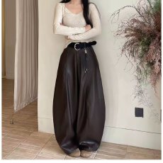 批发档口上新 2026年秋季 高腰阔腿气球裤超型超显瘦女装