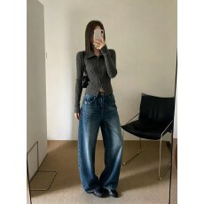 批发档口上新 2026年春秋新款<b class='q'>女装</b>针织开衫<b class='q'>外套</b> 翻领长袖修身显瘦