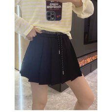 批发档口上新 2026年秋季新款高腰百褶短<b class='q'>裙</b>女A<b class='q'>字</b><b class='q'>半身裙</b>松紧腰学院风