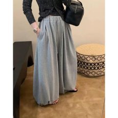 批发档口上新 2026年夏季新款女装高腰宽松阔腿裤休闲垂感百搭<b class='q'>裙裤</b>