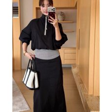 批发档口上新 2026年春季新款<b class='q'>女装</b>半拉链立领宽松短款上衣外套卫衣