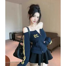 批发档口上新 2026年新款女装针织开衫拉链短款外套休闲百搭
