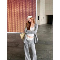 批发档口上新 2026年春秋季新款女装休闲<b class='q'>运动</b>三件套开衫背心长裤