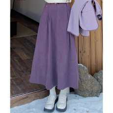 批发档口上新 2026年季节新款高腰A字灯芯绒半身裙女复古伞裙<b class='q'>百搭</b>