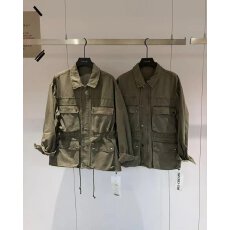 批发档口上新 2026春季新款工装外套女宽松时尚多口袋牛仔外套