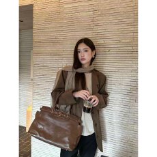 批发档口上新 2026年秋季新款通勤百搭翻领西服外套女宽松中长款