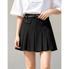 批发档口上新 2026年秋季新款女装高腰百褶短裙A字伞裙工装风<b class='q'>百搭</b>