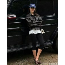批发档口上新 2026年<b class='q'>春</b>季新款女装翻领单排扣收腰皮夹克外套短款百搭