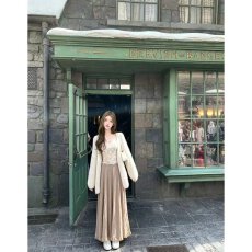 批发档口上新 2026春秋季女装针织开衫蕾丝吊带<b class='q'>百褶</b>半身长裙三件套