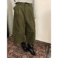 批发档口上新 2026年春秋季女装高腰阔腿灯芯绒<b class='q'>七分</b>裤宽松直筒休闲裤