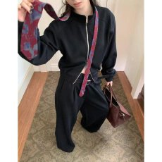 批发档口上新 2026年秋季新款<b class='q'>女</b>装休闲运动<b class='q'>套装</b>立领拉链外套阔腿长裤