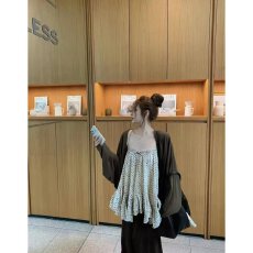 批发档口上新 2026年<b class='q'>夏</b>季新款女装波点吊带连衣裙宽松A字娃娃裙荷叶边