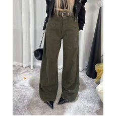 批发档口上新 2026<b class='q'>夏</b>季新款女装高腰直筒阔腿长裤爱心裁剪休闲裤