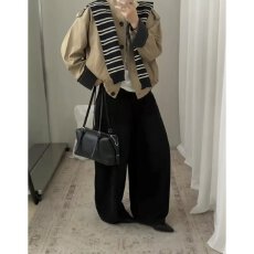 批发档口上新 2026春<b class='q'>秋</b>新款女装宽松短款立领工装夹克外套配披肩