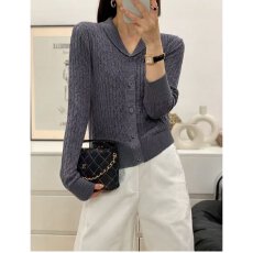 批发档口上新 2026年春秋新款女装针织开衫<b class='q'>长袖</b>翻领修身百搭毛衣<b class='q'>外套</b>