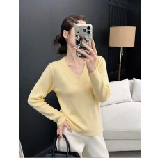 批发档口上新 2026年春秋<b class='q'>新款</b>女装V领细针织套头衫薄款软糯<b class='q'>毛衣</b>