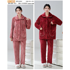 批发详情页多款印花-秋冬季仿棉拉架女士<b class='q'>睡衣</b><b class='q'>家居服</b>-供打包按捆拿货