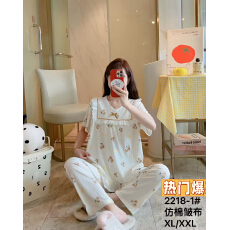 批发详情页多款印花-秋冬季仿棉拉架女士<b class='q'>睡衣</b><b class='q'>家居服</b>-供打包按捆拿货