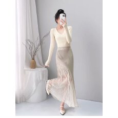 批发档口上新 2026年<b class='q'>春</b>秋季女装V领修身长袖针织衫套头毛衣薄款上衣