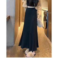 批发档口上新 2026年<b class='q'>春</b>秋季女装高腰包臀鱼尾半身裙中长款显瘦裙子