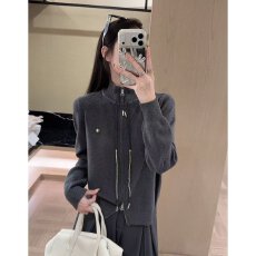 批发档口上新 2026年秋季新款女装立领拉链针织开衫<b class='q'>修身</b>短款毛衣<b class='q'>外套</b>