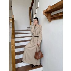 批发档口上新 2026春秋季女装针织套装宽松长袖上衣高腰半身裙两件套