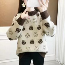 批发女大童毛衣秋冬半高领13岁女孩初中生少女孩学院风洋气针织打底衫