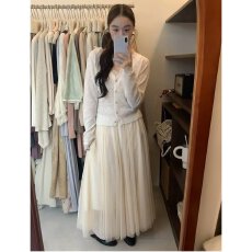 批发<b class='q'>夏</b>季新款女装V领蕾丝花边长袖修身短款针织开衫薄款百搭
