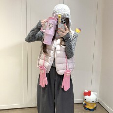 批发【多色可选】冬季时尚<b class='q'>百搭</b>休闲超火减龄排骨简约立领棉服马甲