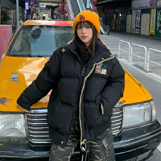 批发官图民族风刺绣设计感男女冬季情侣装棉服棉衣外套面包服
