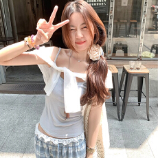 批发【莫代尔】韩系<b class='q'>显瘦</b>吊带波点罩衫两件套26年秋季款薄款防晒衫上衣