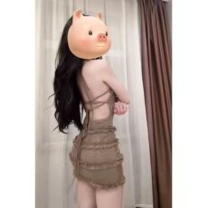 批发龙牙童推荐【古希腊】露背纯欲连衣裙显瘦气质辣妹性感夏<b class='q'>修身</b>无袖