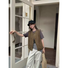 批发美拉德马甲外套女早秋款2026复古洋气<b class='q'>百搭</b>叠穿无袖坎肩