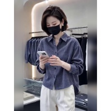 批发罗粉小众面料设计师品牌时尚气质<b class='q'>格子</b><b class='q'>衬衫</b>搭配洋气通勤裤套装秋季