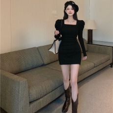 批发轻熟风高级感紧身<b class='q'>短裙</b>辣妹包臀裙女春秋内搭打底裙收腰显瘦连衣裙