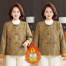 批发高级感洋气妈妈春装<b class='q'>外套</b>女优雅复古风刺绣气质百搭小香风开衫上衣