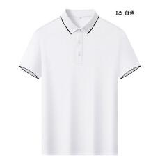 批发80支三股高支高密新疆双丝光Polo男女同款<b class='q'>短袖</b>翻领