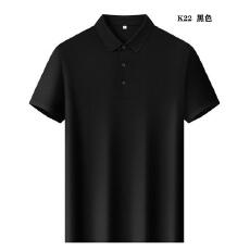 批发法兰珠地40支新疆紧密棉Polo男女同款<b class='q'>短袖</b>翻领棉质休闲