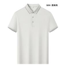 批发法兰珠地40支新疆紧密棉Polo男女同款<b class='q'>短袖</b>翻领